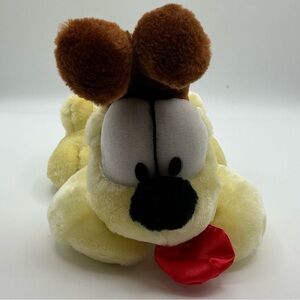 A Rare PAWS NWT Garfield Odie Vintage Plush Toy Stuffed Animal Dog Puppy Toy